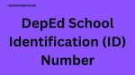DepEd School Identification (ID) Number - DepEd Tambayan